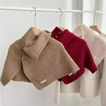 Новый шарф на плечо шаль женский поддельный воротник защита плеч шарф кондиционируемая комната камзол украшение в паре с узлом защиты шеи 50*45cm