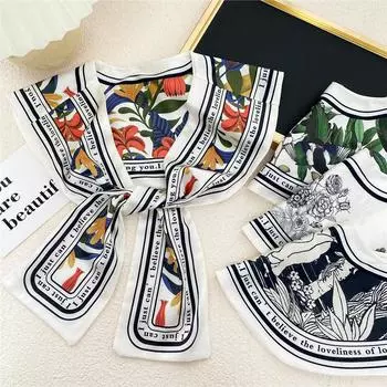 Новый шарф на плечо шаль женский поддельный воротник защита плеч шарф кондиционируемая комната камзол украшение в паре с узлом защиты шеи 40*70cm