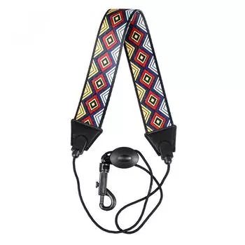 Новый шейный ремешок для саксофона, цветной ремешок для альт-саксофона/сопрано-саксофона/тенор-саксофона