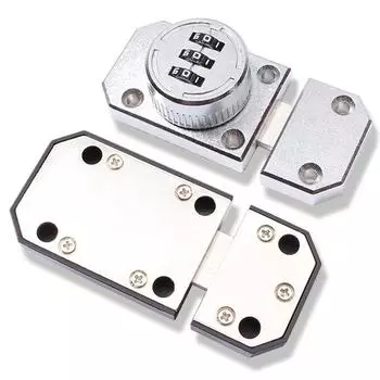 Новый шкаф из цинкового сплава с паролем, светящиеся замки для безопасности дома, кодовый замок с 3-значным кодом, шкаф с кодовым замком