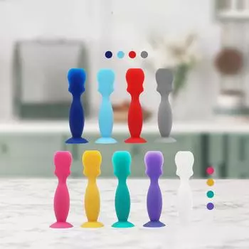 Новый силиконовый аппликатор для крема под подгузник, силиконовая медицинская ложка с присоской, силиконовый скребок для красоты