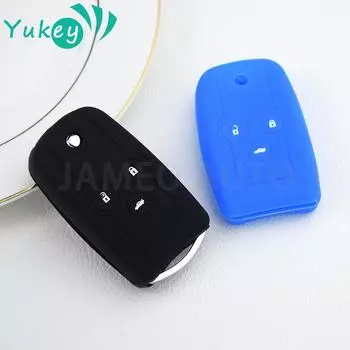 Новый силиконовый чехол для ключей с 2 3 кнопками для Honda Civic Fit Accord CRV HRV Jazz Odyssey для Acura TL TSX ZDX RSX CRZ 2 Buttons Black