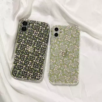 Новый силиконовый чехол для телефона Ins Flower для Iphone 8 7 Plus Xs Max Xr X 12 Mini 11 13 Pro Max, защитный чехол, милый чехол for iphone 13promax