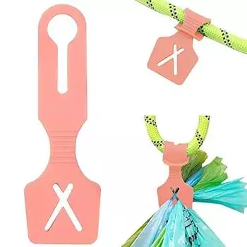 Новый силиконовый держатель для мешка с собачьими какашками, зажим для мешка для мусора для домашних животных, зажим для рук, чистящие средства для собак, диспенсер для мешка с собачьими какашками синий