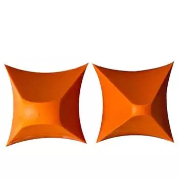 Новый силиконовый инструмент для заделки швов, шпатель, скребок для удаления затирки с плитки, оконных кромок, кухонные строительные инструменты 2PCS оранжевый