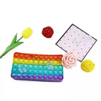 Новый силиконовый пенал с пузырьками Mouse Killer Pioneer декомпрессионная коробка для канцелярских принадлежностей сумка для школьного сезона