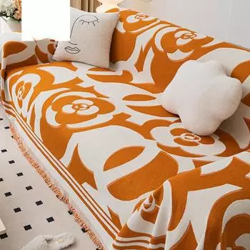 Новый синель Four Seasons, универсальный чехол для дивана, полотенце, полный комплект, чехол для дивана, пылезащитное одеяло для диванной подушки 180*130cm