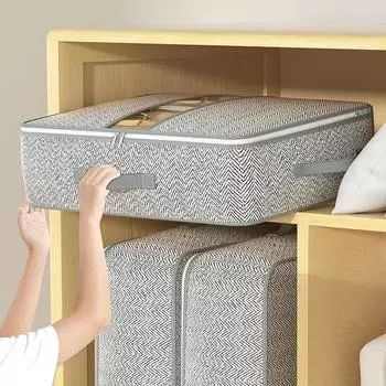 Новый складной чехол для хранения одеяла, сумка для хранения одежды, пылезащитный органайзер, большая вместимость, под кроватью