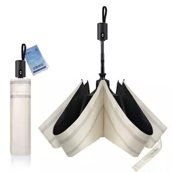 новый складной зонт с УФ-излучением, автоматический складной зонт от УФ-излучения, подходит как для солнца, так и для ветра, водонепроницаемая ткань, защита от дождя и теплового удара, удобный для использования