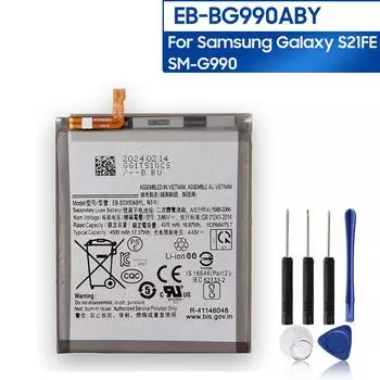 Новый сменный аккумулятор EB-BG990ABY для Samsung Galaxy S21FE SM-G990 SM-G990B SM-G990B/DS SM-G990U 4500 мАч