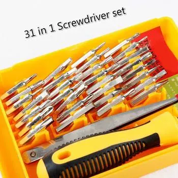 Новый сменный профессиональный аппаратный набор отверток 31-в-1, точный ручной набор инструментов