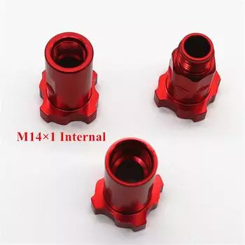 Новый соединитель для краскопульта с резьбой M14*1мм Алюминиевый Красный Для Адаптера Легко Установить