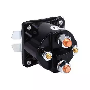 Новый соленоид прерывистого режима работы Prestolite, 12 В, 4 клеммы, 100 А, SAZ4201GJ чёрный