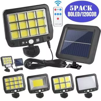 Новый солнечный свет, уличный сплит-светильник на стене с 3 режимами, датчик движения, солнечные прожекторы, уличные светильники для сада 1pc