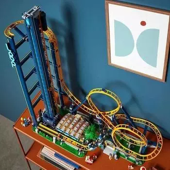 Новый совместимый парк развлечений Loop Coaster 3756 шт. Модель Строительный блок Городские кирпичи Наборы Игрушки для детей Рождественский подарок OneSize