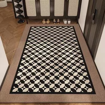 Новый современный простой бытовой коврик для входной двери, износостойкий пылезащитный коврик для двери, нескользящий коврик 50*80cm