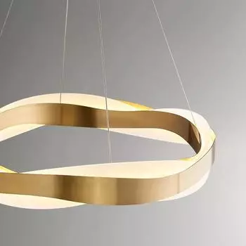 Новый современный золотой подвесной светильник Nordic LED трехцветная люстра с затемнением для гостиной спальни ресторана подвесное освещение Three Color Dimming