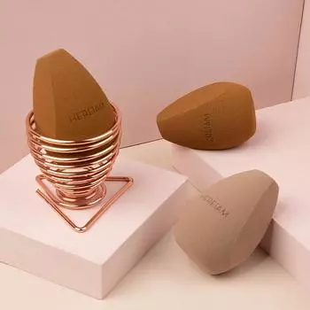 Новый спонж для макияжа с сумкой для хранения, сухой и влажный, профессиональный для тонального крема, мягкие гладкие косметические инструменты и аксессуары