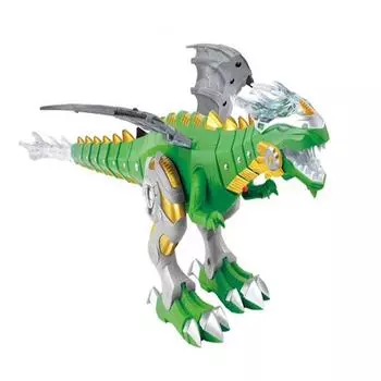 Новый спрей динозавры робот птерозавры мультфильм прогулочные качели модель электронные умные динозавры игрушки подарок для детей зелёный