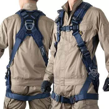 Новый стандартный полный ремень безопасности HARNESS Zero G Harness Body Horizontal Type с защитой спины Устройство для предотвращения падений Ремень безопасности размера M Совместим с