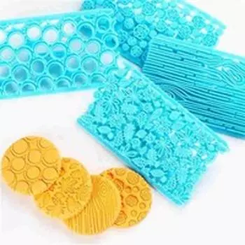 Новый стеганый декор, глазурь, текстура, форма для тиснения помадки и торта, цветок, формочка для печенья 1