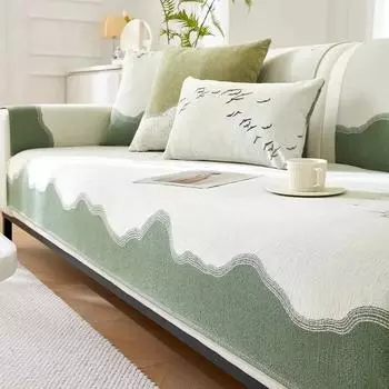 Новый стиль Чехол Ткань Кожа Нескользящая Подушка Синель Диванная Подушка Светлый Французский Кремовый Стиль Все Сезоны Универсальный 70x70