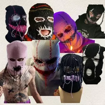 Новый стиль, чистая ручная вязка, ледяная полоска, плиссированная оборка, рыболовная шапка, модная взрослая шапка 56-59cm adult