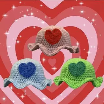 Новый стиль, чисто ручной вязки, индивидуальный узор, шапка-тазик, модная шляпа для взрослых рыбаков