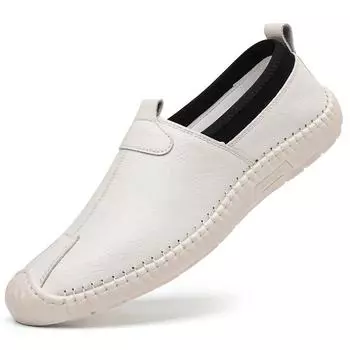 Новый стиль, деловая обувь, мужские повседневные удобные формальные мужские модельные туфли, мужские лоферы без шнуровки 39 чёрный