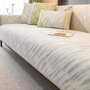 Новый стиль, диванная подушка, четыре сезона, универсальная, простая, современная, нескользящая, синель, маленькая свежая диванная подушка, цветной мягкий чехол для дивана 70x70cm 1pcs