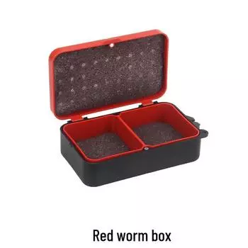 Новый стиль красный червь клип инструмент для насаживания наживки для рыболовной снасти