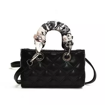 Новый стиль мини шелковый шарф ручная сумка и сумка через плечо мобильный телефон для женщин