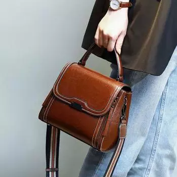 Новый стиль, модная кожаная женская сумка, модная сумка, универсальная сумка через плечо, женская сумка через плечо