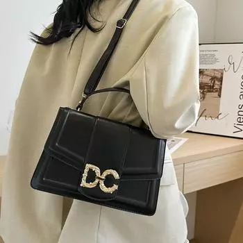 Новый стиль, модная сумка-клапан через плечо для женщин, модная легкая роскошь и ретро