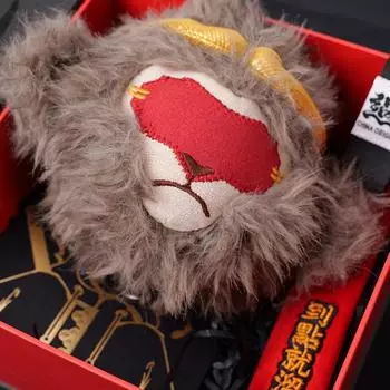 Новый стиль национального тренда кукла Укун кулон кукла креативная черная мифическая кукла сумка кулон плюшевая игрушка обезьяна 17cm