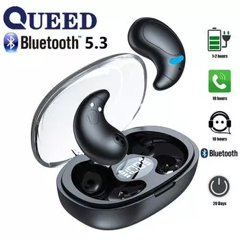 Новый стиль не дает ощущения ношения наушников для сна с низким энергопотреблением чёрный