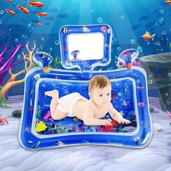 Новый стильный детский коврик для поглаживания с зеркалом, детский коврик для тренировки ползания, детская забавная подушка для сиденья