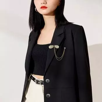 Новый стиль очков персонализированные металлические вечерние цепочки аксессуары мужские значки модные значки орлы броши сплав