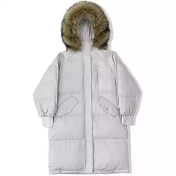 Новый стиль пуховое хлопковое пальто для женщин, зимняя корейская версия, пальто средней длины большого размера, свободное хлопковое пальто, утолщенная хлопковая куртка S