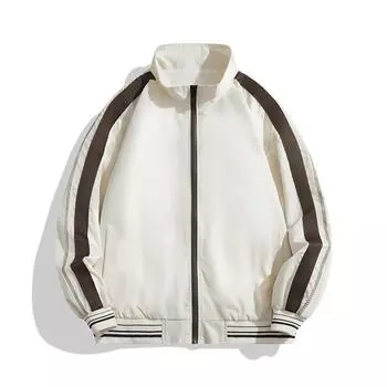 Новый стиль японский свежий стиль мужская куртка с воротником-стойкой модная уличная свободная пара повседневная рабочая куртка куртка для мужчин M