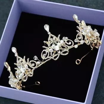 Новый стиль, роскошное, простое и элегантное свадебное платье с короной, аксессуары для одежды, аксессуары для студийной фотосъемки