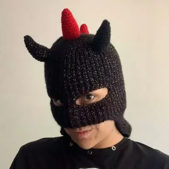 Новый стиль ручной работы крючком мультфильм анимация изображение милый персонализированный взрослый рыбацкий шлем