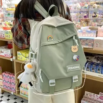 Новый стиль рюкзака для девочек, учеников младших классов, студентов колледжей, старшеклассников, рюкзаки большой вместимости