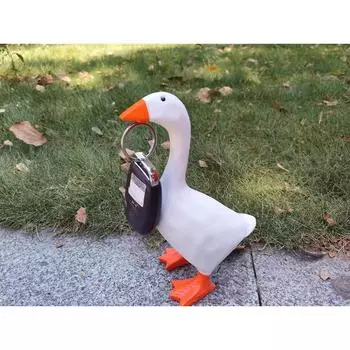 Новый стиль, железный магнит, статуя, лебедь, утка, ключ, ножницы, домашние железные изделия, декоративные изделия из смолы 9X7X18cm