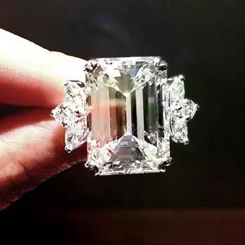 Новый стиль, женские кольца для вечеринки, прозрачный кубический цирконий, темпераментные женские кольца на палец, модные украшения, Новое поступление 10