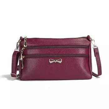 Новый стиль женской сумки Сумка через плечо Большая вместимость Модная и ретро повседневная сумка почтальона