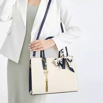 Новый стиль женской сумки, сумка на осень и зиму из натуральной кожи, высококачественная текстура, большая вместимость, сумка через плечо для мамы