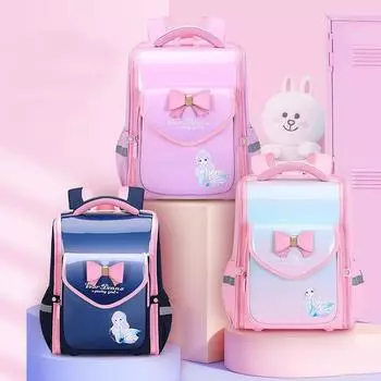 Новый студенческий непромокаемый детский школьный рюкзак с принтом для девочек и мальчиков, студенческий рюкзак начальной школы, большой вместительный рюкзак, школьная сумка Small фиолетовый