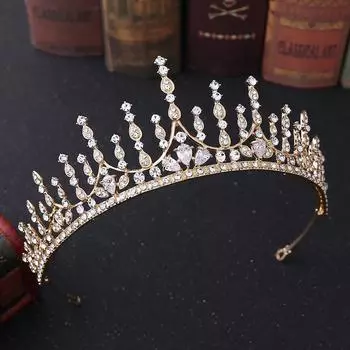 Новый свадебный ободок, геометрическая свадебная корона из сплава циркония, аксессуары на день рождения и свадьбу