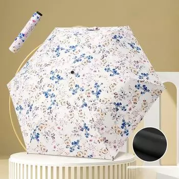 Новый сверхлегкий ветроустойчивый солнцезащитный зонт из перьев, портативный зонт, черный пластиковый зонт, зонт от дождя и света